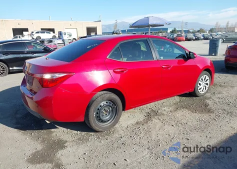 2017 Toyota Corolla Le из США, поврежденный, VIN 2T1BURHE4HC849454